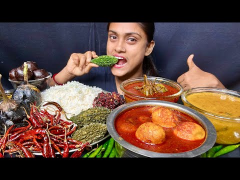 Baingan Bhorta Karela Bhorta Saag Dal Chawal Baingan Curry Spicy Egg Curry Chilli Kala Jamun Eating