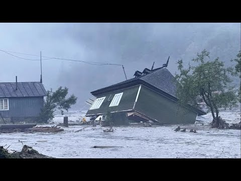 YouTube video thumbnail: Romania to Access EU Funds to Help Areas Affected by Devastating Floods, PM Says