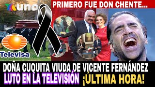 LUTO EN LA TELEVISIÓN murió hoy TRAG€DIA/DOÑA CUQUITA ÚLTIMA HORA PRIMERO FUE DON VICENTE Fernández
