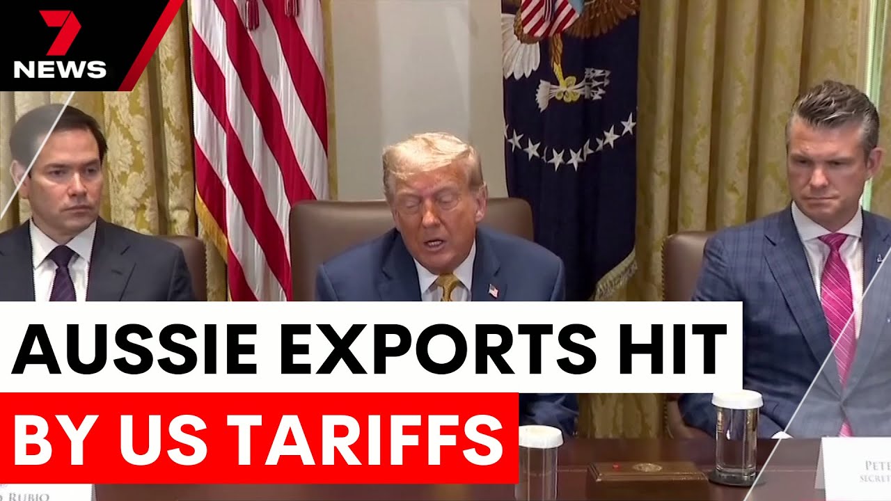 Australia faces new US tariff threats on key exports | 7NEWS