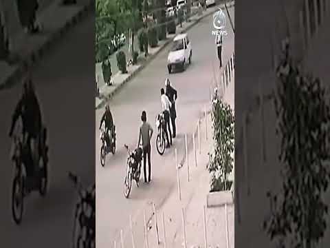 CCTV footage - Karachi main surat-e-haal kharab | #Shorts