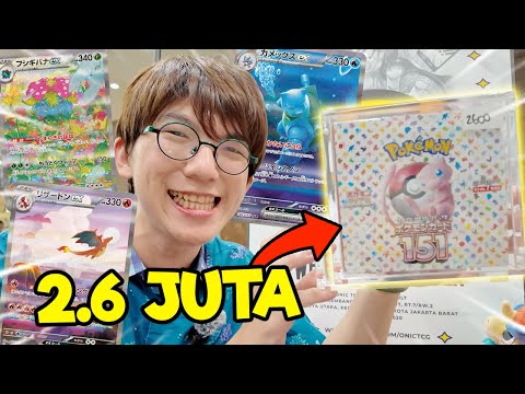 UNBOXING DI PAMERAN DAPAT SAR!! KARTU POKEMON 151 JEPANG LANGKA - Pokemon TCG Indonesia