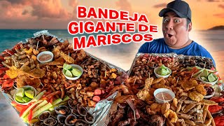 🦑PROBAMOS una BANDEJA GIGANTE de MARISCOS en la BARRA DE SANTIAGO🤤 @RescateyPesca
