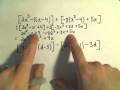 Simplifying Polynomial Expressions and Operations