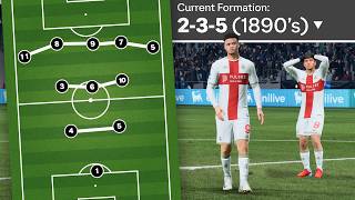 Career Mode, but After Each Loss My Tactics Get More Modern...