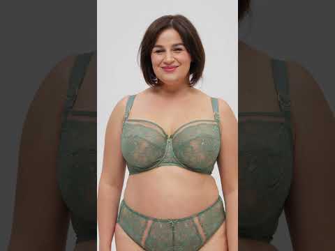 Biustonosz Mila A911 szałwiowy miękki