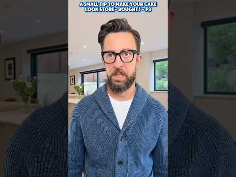 A Small Tip to Make Your Cake Look Store- Bought! - P3 #cakedecorating #bakingtips #homebaking