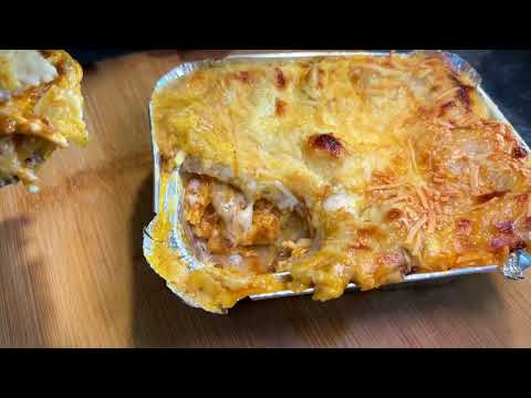 Receta de Lasaña de carne y pollo - la mejor receta paso a paso