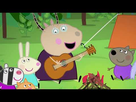 Peppa Pig | Singing by the Campfire CAMPING FUN | Kids Cartoon