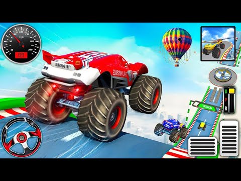 Monster Truck Ultimate Races - Mega Ramp Stunts - Android Gameplay-3