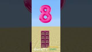 Fibonacci Numbers Song (1-34) #shorts| Minecraft Numberblocks Counting Songs | Math Songs for Kids
