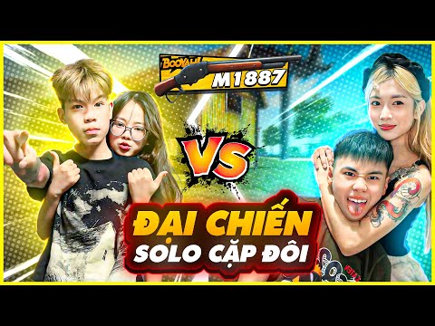 FREE FIRE | Đại Chiến Solo Cặp Đôi Vanh Và Quỳnh Anh & Mướp Và Diệp !!!