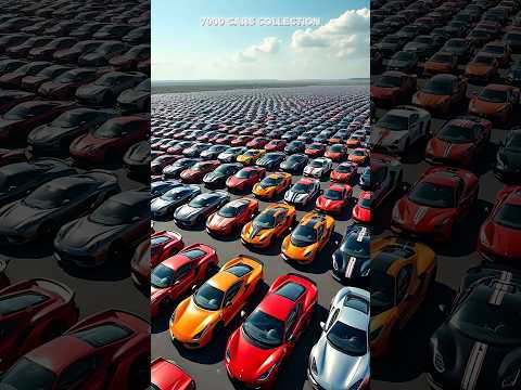 Biggest car collection in the world                               #science #sciencefacts
