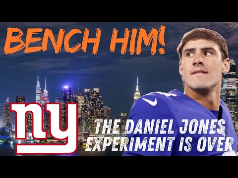 New York Giants | It's Time! Daniel Jones MUST BE BENCHED!