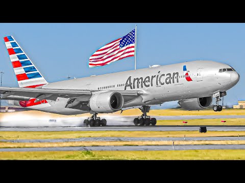 ✈️ 80 PLANE TAKEOFFS & LANDINGS 🇺🇸 DALLAS Fort-Worth Airport Plane Spotting [DFW/KDFW]