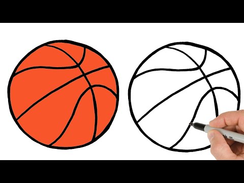 How to Draw a Basketball | Super Easy Drawing Step-by-Step Tutorial!
