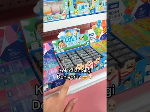 Kel Kalan Silgi Mii ?! 😱🧑🏻‍🦲 #kawaii #diy #silgi #komik #funny #shorts #okuladönüş #alışverişim