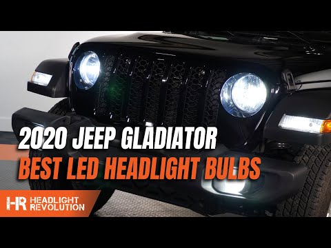 19+ Jeep Gladiator LED Headlight Bulb Upgrade  | HR