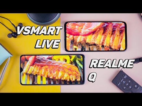 (VIETNAMESE) So sánh chi tiết Vsmart Live vs Realme Q: 4 triệu chọn máy nào???