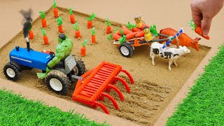 DIY Mini Tractor Plows the Field to Grow Carrots | Mechanical Science Project