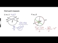 Angle Measures and Circle Theorems