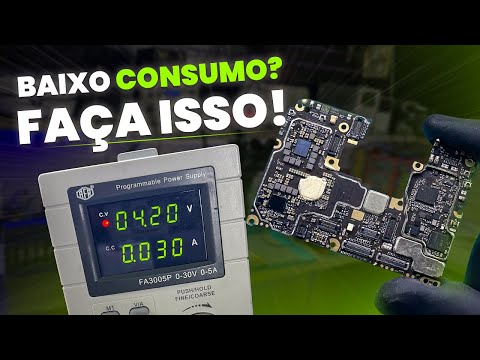 Celular Com Baixo Consumo na Fonte Como Consertar! (Aula 2)