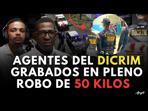 POLICÍAS ATRAPAN A OFICIALES DEL DICRIM ROBANDO 50 KILOS DE SUSTANCIA