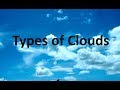 Understanding Cloud Types and Terminology