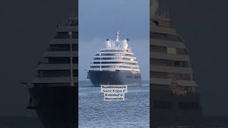 Expeditionsyacht „Scenic Eclipse II“ - Erstanlauf in Warnemünde