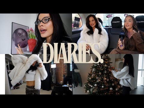 weekly diaries! decorating for christmas, shoot days & lots of shopping. AD