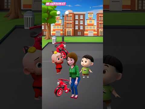 ছোটু সাইকেল নিয়ে চলে গেলো 😂 #shorts