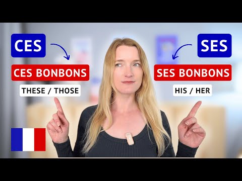 How to Use CES and SES in French | It's easy 🇫🇷🤩