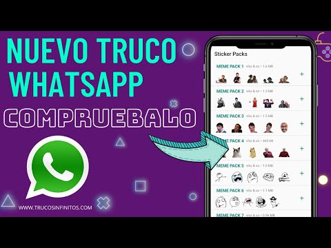 🤩🤩NUEVO TRUCO PARA WHATSAPP (NUEVOS STICKERS)🤩🤩