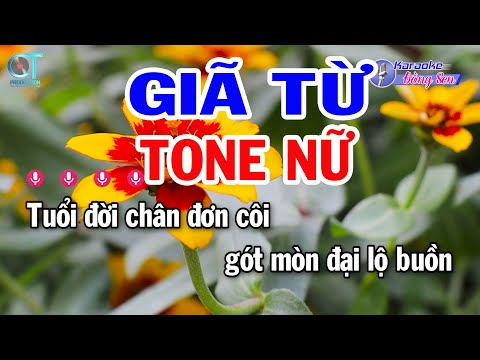 Karaoke Giã Từ Tone Nữ ( Fm ) Nhạc Bolero Trữ Tình Dễ Hát Nhất 2026 || Đồng Sen Karaoke