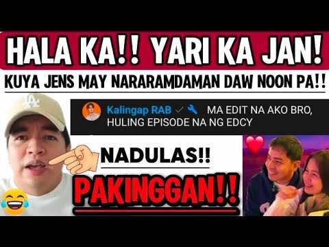 HALA!! KUYA JENS MAY ALAM DAW NOON PA.. ANO YON?? IBANG VIEWERS NAG ALALA KUNG IPAPAHINTO ANG EDCY..