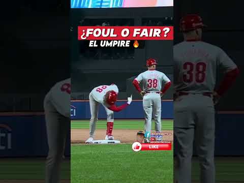 ¿Foul o Fair?. #béisbol #mlb