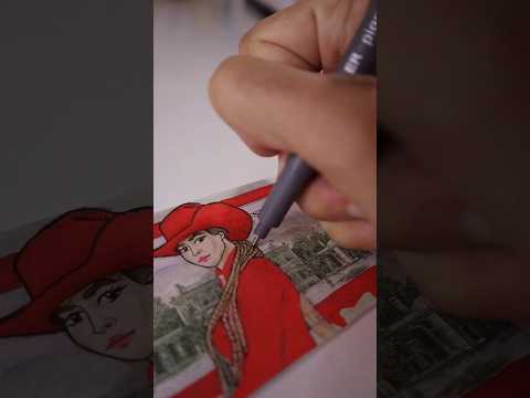 Pintando Shakira en 💵💵 #arte #shorts #shakira @Shakira