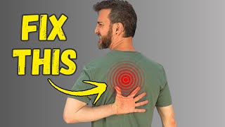 REAL FIX for Pain Between Shoulder Blades (Rhomboid Pain Relief)