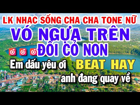 Karaoke Liên Khúc Nhạc Sống Vó Ngựa Trên Đồi Cỏ Non | Hỏi Vợ Ngoại Thành