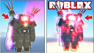 NEW UPGRADED TITAN TV MAN SHOWCASE IN SKIBIDI TOILET TEST REALM! | ROBLOX