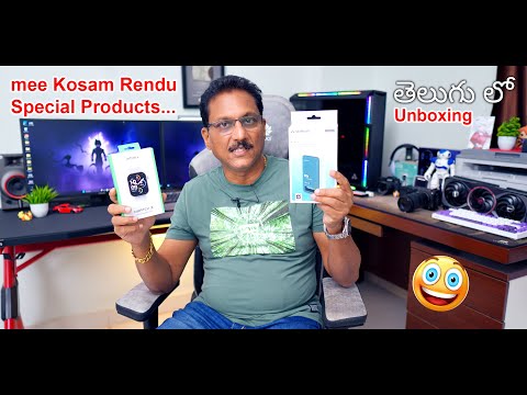 20000mAh Powerbank + Smartwatch Rendu Special Products mee Kosam 😲 Unboxing in Telugu...