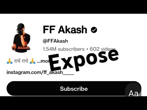 FF Akash Expose 😡😡