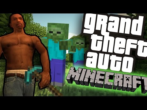 CJ y RYDER ENTRAN A MINECRAFT | loquendo GTA , Minecraft