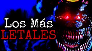 Los 7 Animatronicos Mas PELIGROSOS De FNaF En La Vida Real
