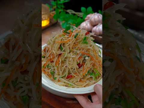 बिना फ्राई किए आलू का लच्छेदार सलाद 🥗| lachedar aloo salad #shorts #food #recipe