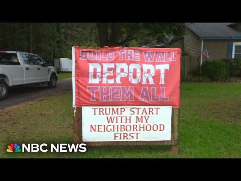 YouTube video thumbnail: North Carolina man's 'Deport Them All' Sign Targets Neighbor, a Legal U.S. Citizen
