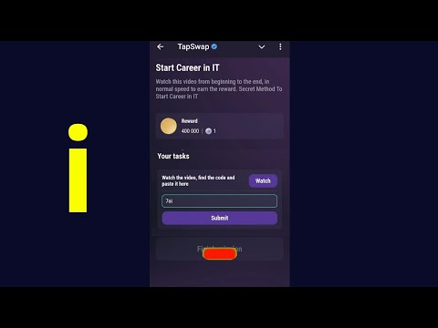 Start Career in IT | TapSwap Code | Secret Method To Start Career in IT