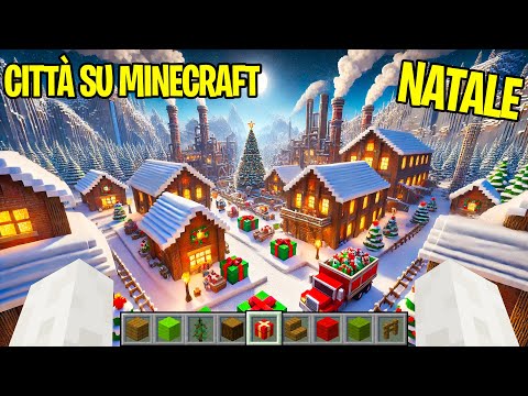 CREO La FABBRICA Dei REGALI Di Babbo Natale Nella Mia Città Su Minecraft - Ep. 14