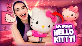 24 hrs VIVIENDO como HELLO KITTY 💗🐱