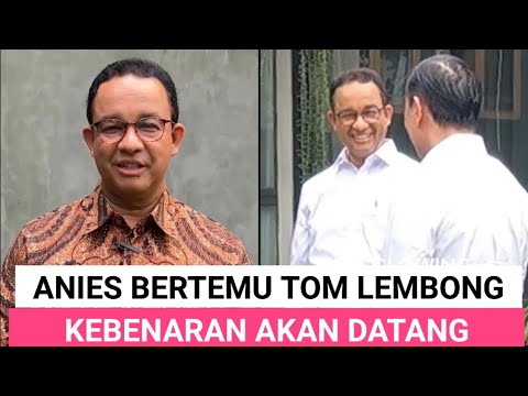 KE PENJARA TOM LEMBONG, ANIES BERI BUKU REVOLUSI